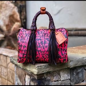 Auth Louis Vuitton Graffiti Custom Speedy 30 boho